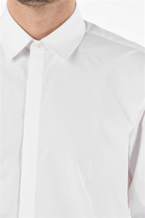 Mens White Shirt Hidden Buttons at Rebecca Hart blog