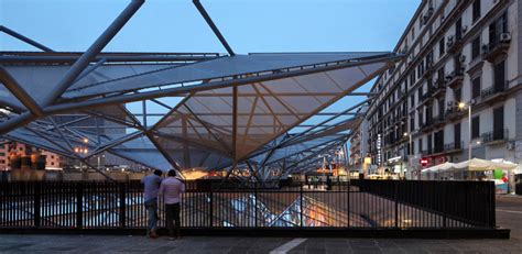 Piazza Garibaldi Metro Station By Dominique Perrault In Naples