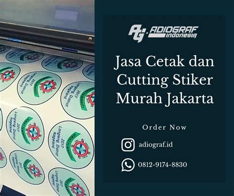 Jasa Cetak Dan Cutting Stiker Murah Jakarta Adiograf