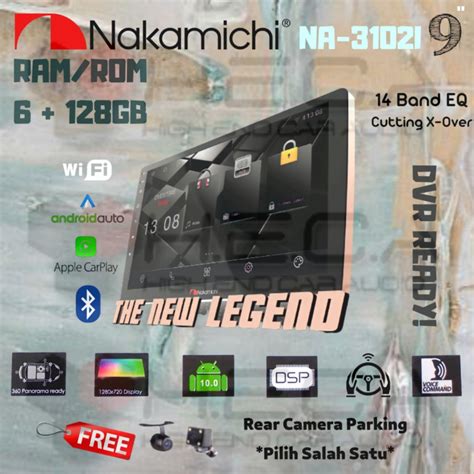 Jual Nakamichi Na I New Legend Gb Android Head Unit Mobil