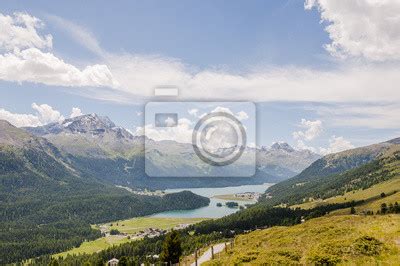 St Moritz Signalbahn Suvretta Wanderweg Engadin Oberengadin Wall