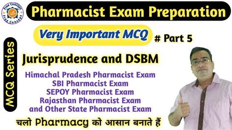 Pharmacist Exam Preparation GPAT Exam Prepatarion Important MCQ 5