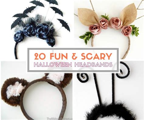 27 Halloween Costume Headband Tutorials The Crafty Blog Stalker Halloween Headband Diy