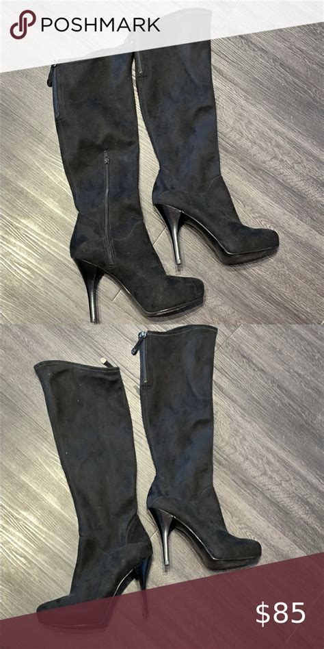 Guess suede knee high boots. Size 9.5 | Suede boots knee high, Knee high platform boots, Boots