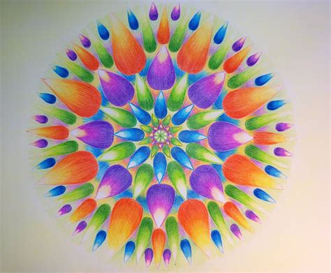 Mandala Watercolour Pencils Kredki Akwarelowe Https Facebook