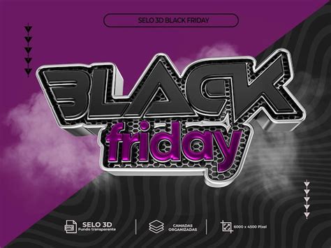 Premium Psd Selo D Para Campanha Black Friday