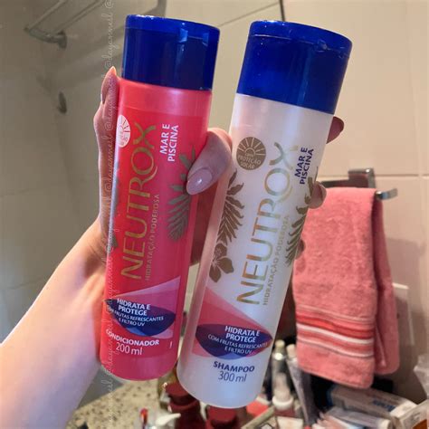 RESENHA SHAMPOO E CONDICIONADOR LINHA MAR E PISCINA NEUTROX DAYANE