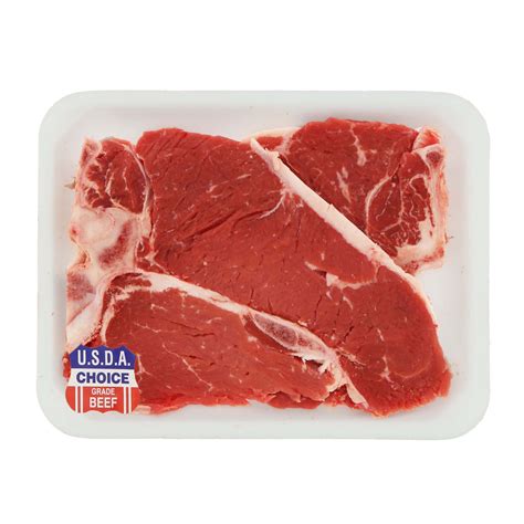 H E B Beef Loin T Bone Steak Thin Usda Choice Shop Beef At H E B