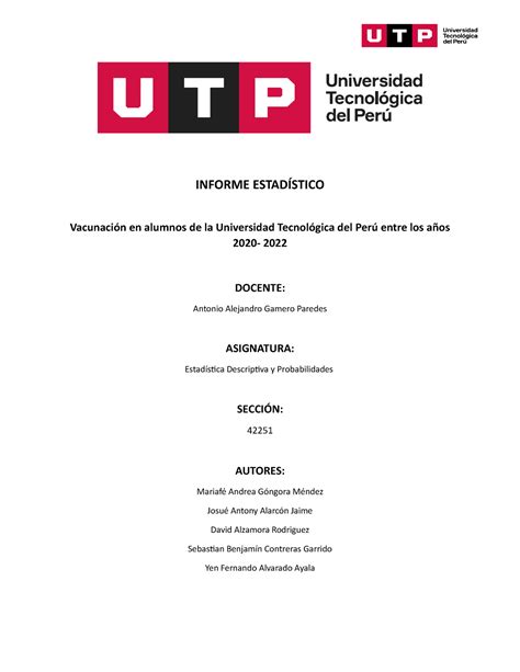 TI Estadistica Grupo 2 Por Este Medio Les Comparto El Informe Final