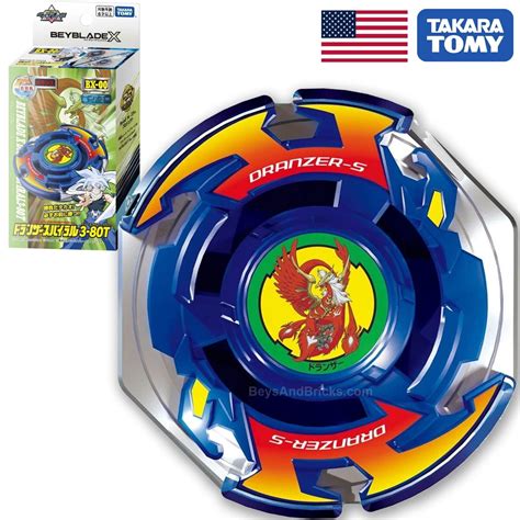 Takara Tomy Dranzer Spiral 3 80 Beyblade X Booster Bx 00