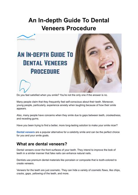 Ppt An In Depth Guide To Dental Veneers Procedure Powerpoint