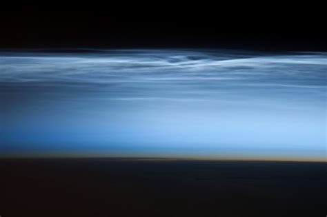 Pictures of night-shining clouds seen from ISS | Earth | EarthSky