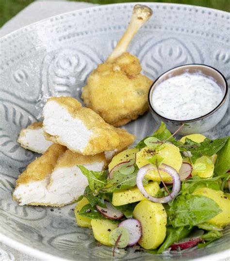 Rezept Backhähnchen mit Salat von Sternekoch Hämmerle