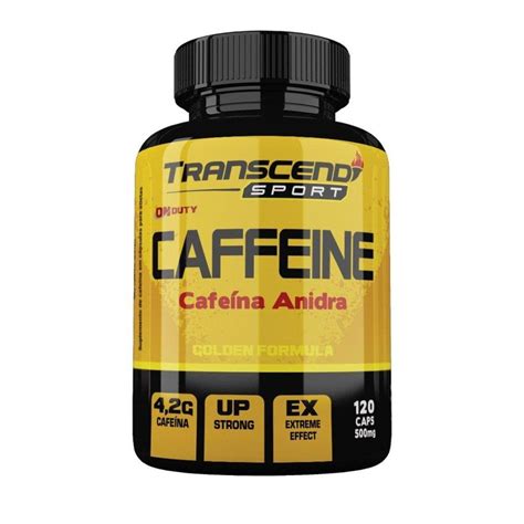 Caffeine Cafeína Anidra 120 Cápsulas Katigua Sport Sem Sabor