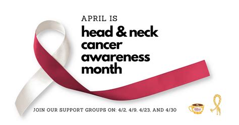 Head and Neck Cancer Awareness Month in April