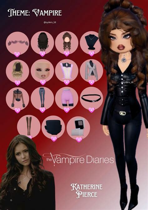 Roblox Dti Theme Vampire Katherine Pierce Vampire Clothes