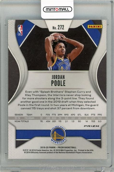 Mint Panini Prizm Prizms Green Jordan Poole