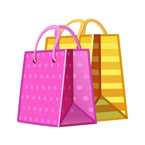 Bolsa de la compra ícono de tamaño grande de bolsa emoji Vector Premium