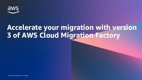 Accelerate Your Migration With Version 3 Of Aws Cloud Migration Factory Aws Cloud Operations