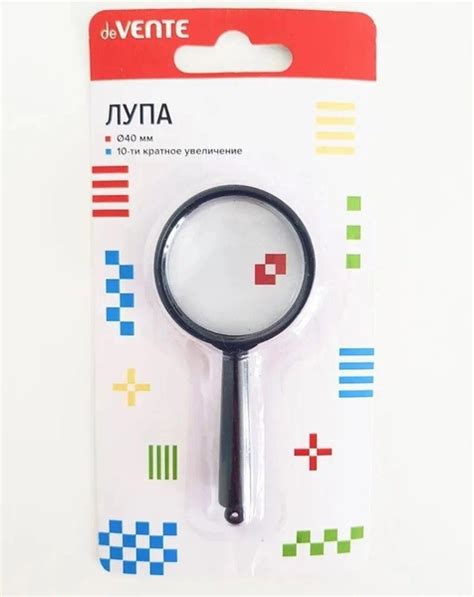 deVente Лупа, 10-кратное увеличение, 40 мм / - купить с доставкой по ...