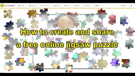 How To Create And Share A Free Online Jigsaw Puzzle Youtube