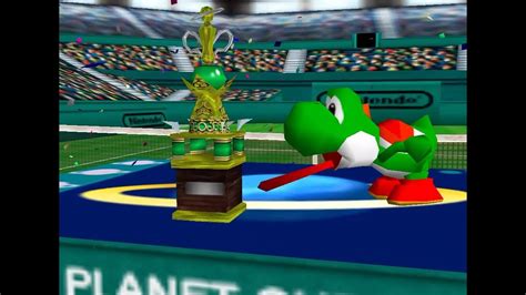 Mario Tennis 64 Planet Cup Yoshi YouTube