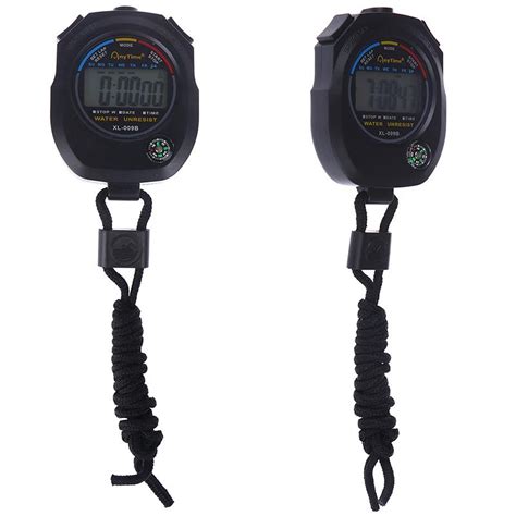 Buy Waterproof Digital Lcd Chronograph Timer Counter Stopwatch Alarm