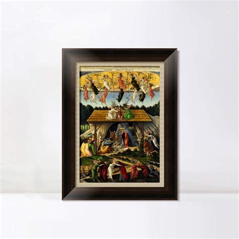 Framed Canvas Art Giclee Print The Mystical Nativity By Sandro