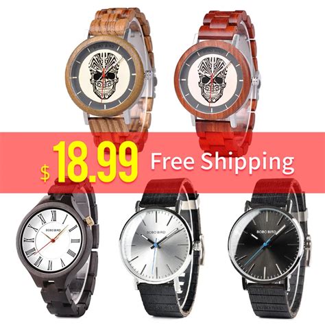 Bobo Bird Reloj Anal Gico De Madera Para Hombre Accesorio De Pulsera