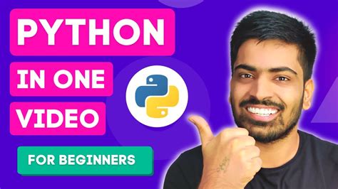 Python In One Video Learn Complete Python In Hours For Beginners