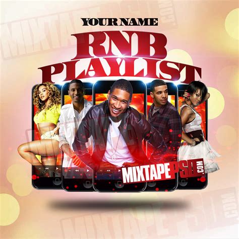 RNB Playlist Mixtape Cover Template :: Behance