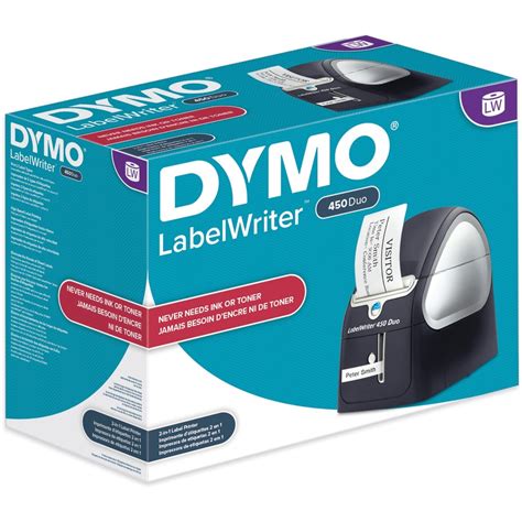 Dymo Labelwriter 450 Duo Direct Thermal Printer Monochrome Label Print Usb Platinum