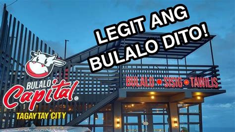 BULALO CAPITAL TAGAYTAY CITY LEGIT ANG BULALO DITO YouTube