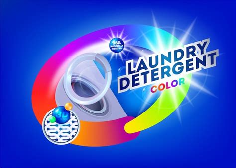 Premium Vector Package Design For Washing Powder And Liquid Detergents