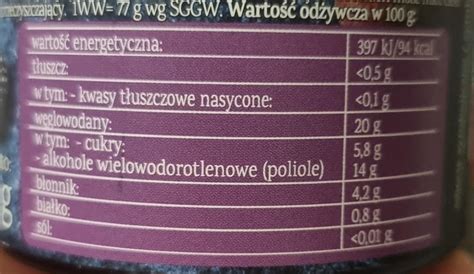 Owoce Le Ne Z Erytrytolem I Glikozydami Stewiolowymi Pure Good