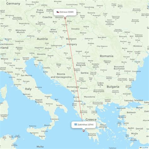 Flights From Ostrava To Zakinthos Osr To Zth Flight Routes