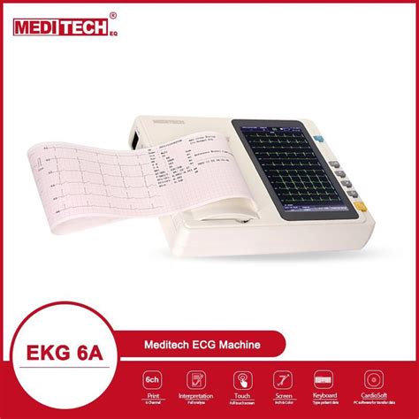 Portable Channel Digital Electrocardiograph Ekg Ecg Machine China