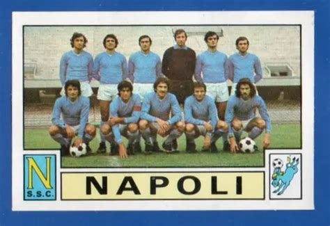 FIGURINA CALCIATORI PANINI 1975 76 N 198 Squadra Napoli Rec Removed EUR