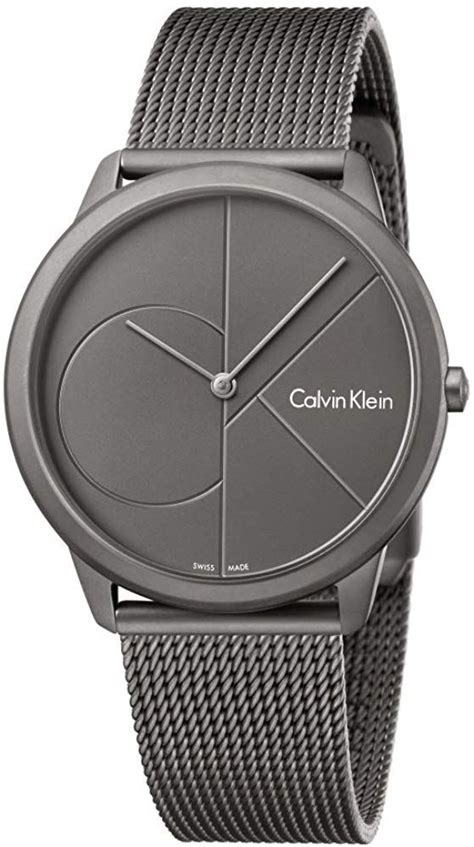 Calvin Klein Herren Analog Quarz Uhr Mit Edelstahl Armband K M P