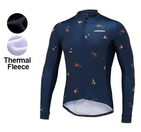 2019 Morvelo Winter Thermal Fleece Cycling Jersey Men Clothing Long