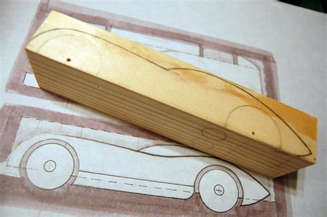 Printable Fast Pinewood Derby Car Templates