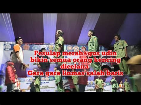 Pesulap Merah Gus Udin Melatih Linmas Bikin Semua Orang Ngakak Sampai