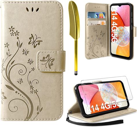 Aroyi Coque Compatible Avec Samsung Galaxy A G G Retro Design Pu