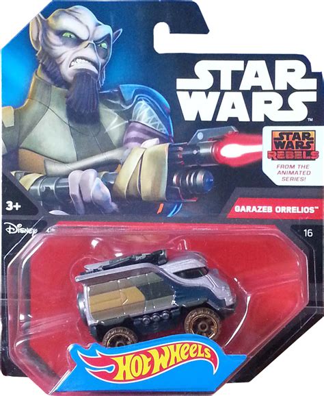 Машинка Hot Wheels Garazeb Orrelios 2016 Star Wars Disney Character Cars CNB52 Mattel