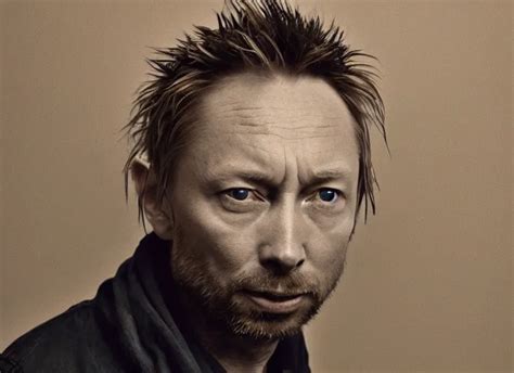 Beautiful Photograph Of Print Of Thom Yorke Picture On Stable