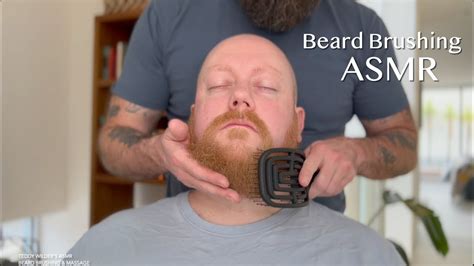 Gentle Asmr Male Beard Care Beard Scratching Ginger Beard Massage No Whispering No Talking