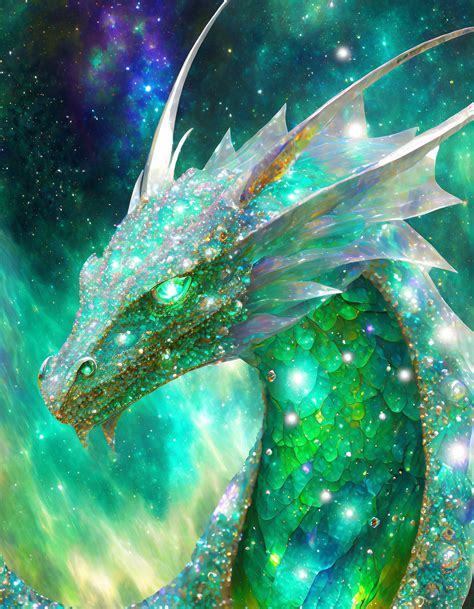 Bioluminescent Emerald Dragons :: Behance