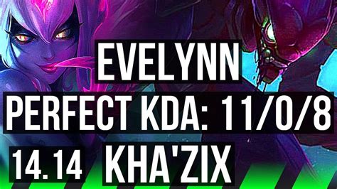 Evelynn Vs Kha Zix Jgl Rank Eve Legendary Na