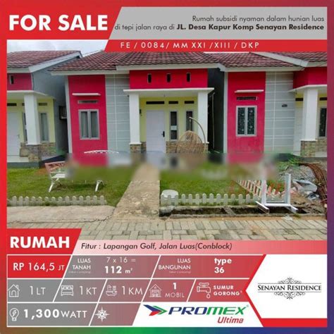 Rumah Subsidi Nyaman Dalam Komplek