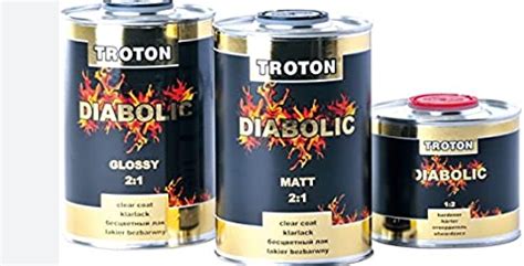 Troton Diabolic Matte Blanke Lak Set HS Troton 2k Blanke Lak Prolac